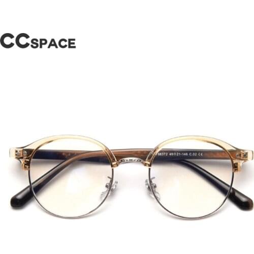 49270 retro round glasses frame fashion men and women eyebrows orange optical computer glasses