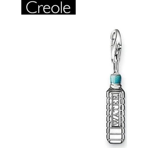 Charm Pendant Water Bottle,2018 Fashion Jewelry Trendy Real Authentic 925 Sterling Silver Gift For Women Fit Bracelet