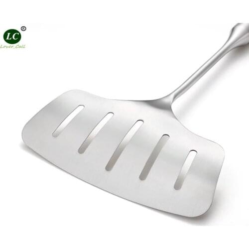 Utensil Turner Stainless steel Frying Fish Shovel, Thickening Fish Shovel, Frying shovel, Leaky scoop, Steak Flipping