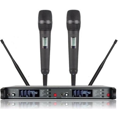 Bolymic UHF Handheld Head Cordless Microphone Microfon Diversity Rack Mount Microphone System