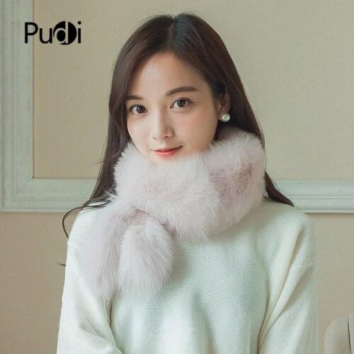 SCM045 Genuine Real Natural Fox Fur Winter Scarf Scarves Neck Warmer Wrap Cape Shawl Poncho Stole 56CM*13CM