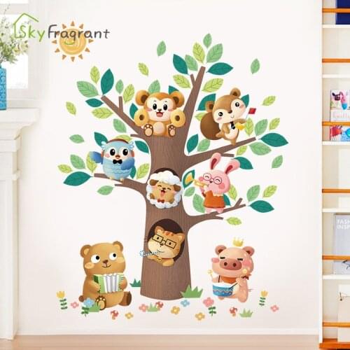 Skyfragrant Animal Wall Stickers