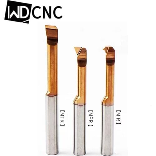MTR MIR MGR MPR Internal Turing Small Hole boring tools 2mm 3mm 4mm 5mm 6mm Carbide Lathe Boring Cutter Coated Mini Tools