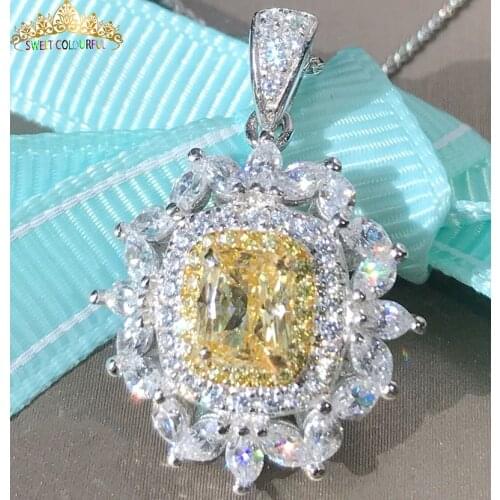 Jewelry 18K gold moissanite Diamond Necklace Wedding gifts MO-01-6