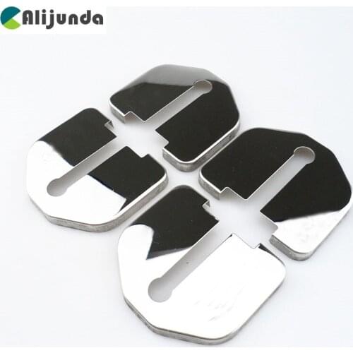 4 Pieces / Pieces Car-Styling Stainless Steel Car Door lock cover Shell for Ford Focus Mondeo S-Max 2 3 Covers C-Max