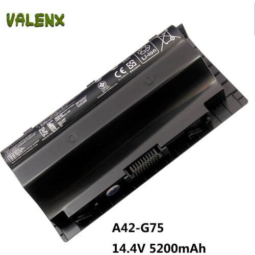 Laptop Battery For Asus G75VW G75 G75VX G75V 3D A42-G75 G75VM G75VW-DS73 G75VW-FS71 G75VW-FS72