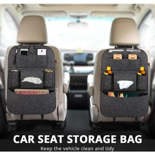 Car Seat Back Storage Bag Multi Function Car Interior Accessories Hanging Bag Children Anti Kick Storage Box Supplies New 2021