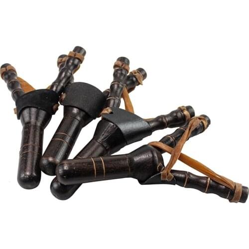 Bamboo Catapult Outdoor Toys Slingshot Wood Tool Outdoor Sports Accessories Powerful Slingshot Rubber Band Catapult Hunting