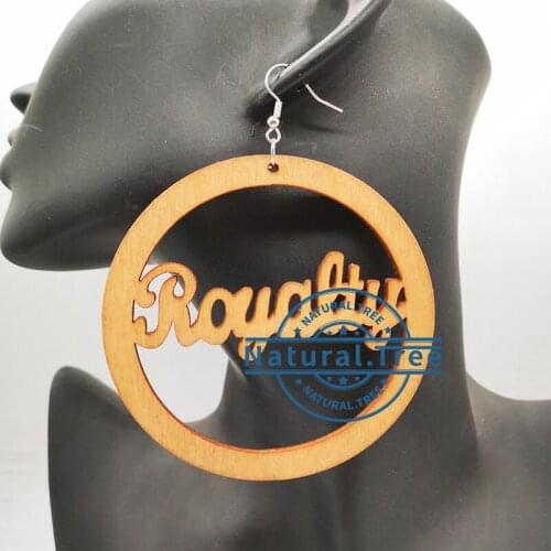2020 Rayalty wooden earrings