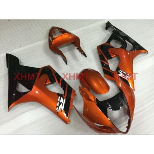 For GSXR1000 2003 - 2004 K3 Body Kits for Suzuki GSXR1000 2003 Abs Fairing GSXR 1000 2003 Orange Red Black Bodywork