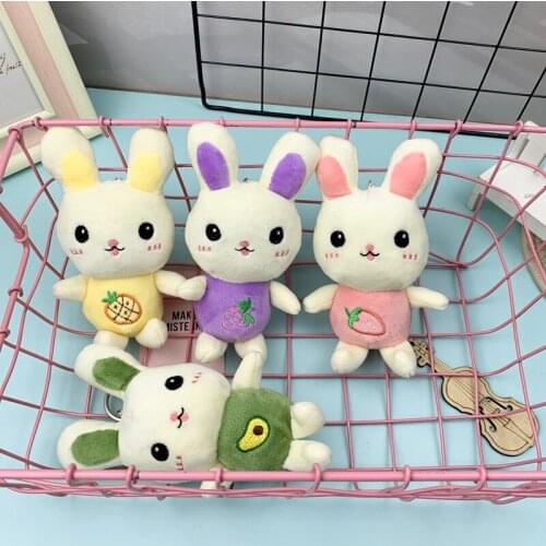 Individual fashion bunny bag pendant cute creative Trendy Plush Doll bag Ornaments soft Soothing doll birthday christmase gift
