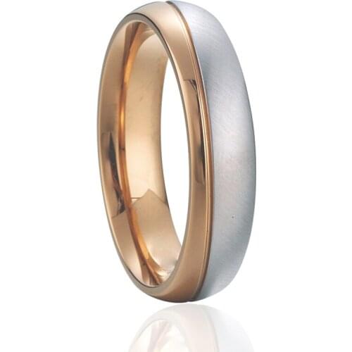 Cool rose silver color Male jewelry ring mens Wedding band finger ring for men boyfriend