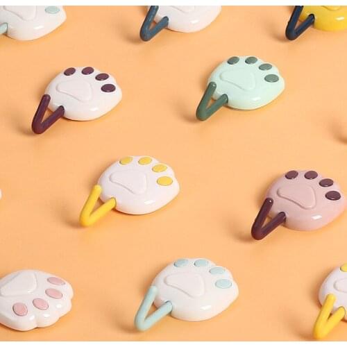 8 Pcs Adhesive Hooks Towel Small Key Hooks for Kitchen Bathroom Living Room Bedroom and Office Wall Hooks for Hanging