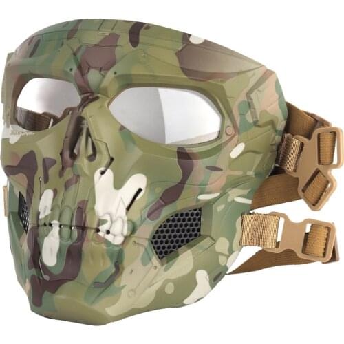 Tactical Airsoft Skull Mask Shooting Military Paintball Full Mask Hunting Men Women Outdoor Sports Cycling Cs Motorcycle Masks