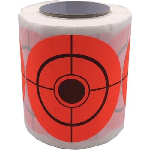 250 Pieces High Visibility Shooting Targets Florescent for Shooting Practice
