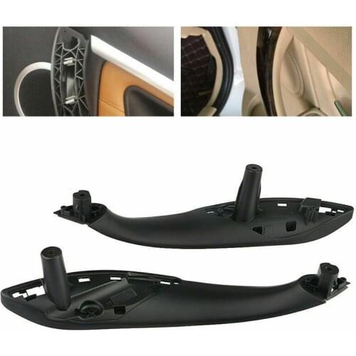 2pcs Front Left & Right Inner Trim Door Pull Handle Car Accessories Fit For BMW 320i 328i 330e 330i 335i 340i 430i 435i M3 M4