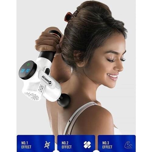 Booster Electronic Therapy Body Massage Gun Low Noise Vibrating Massager Therapy Pain Relief Fascia Gun Muscle Stimulator