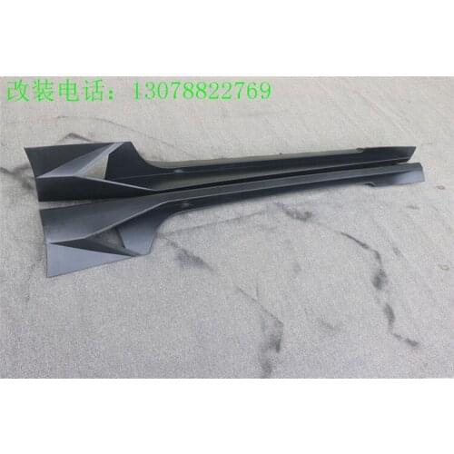 Fit for FORD MUSTANG 15-18 Side skirts wide body skirt side sill pedal trim