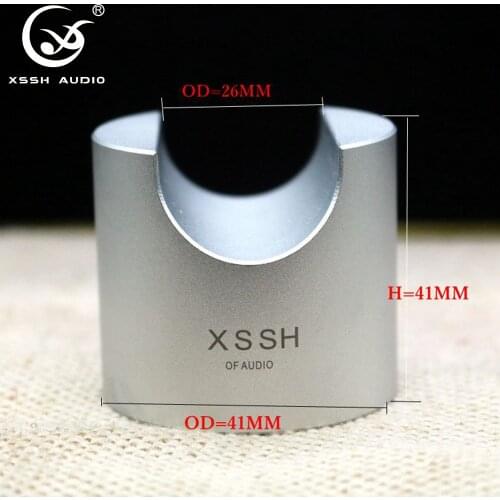 HIFI Cable Tray Stand Spike Supporting Frame Pure Aluminum Trailing Pad Multi-function Shock Absorber Power Speaker Cable Feet