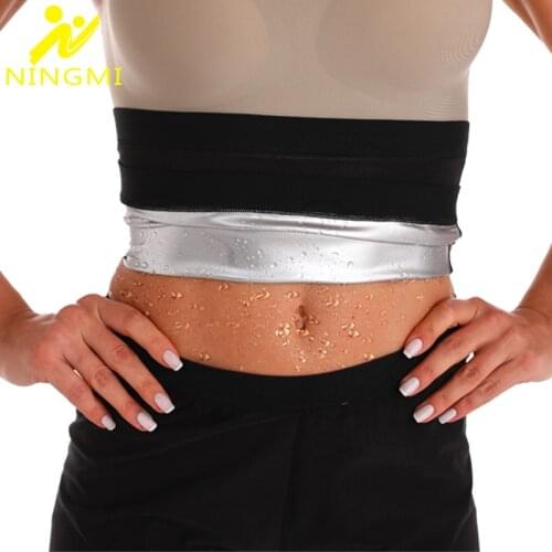 NINGMI Slimming Belt Waist Trainer for Women Sauna Strap Fat Burning for Weight Loss Slim Body Shapewear Body Shapewear Corsets