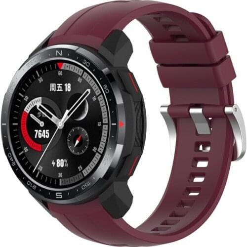 For Huawei Honor GS Pro Silicone Strap Fashion Sport Replacement Watch Wrist Band For Honor GS Pro Strap Adjustable Watchbands