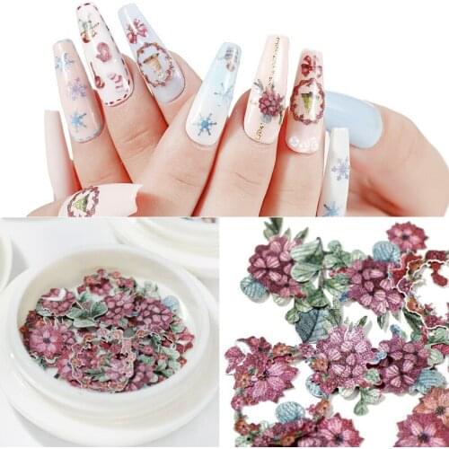 1 Box Manicure Decoration Accessories English Alphabet Bow Flower Butterfly Nail Art Decoration DIY Nail Design Stickers