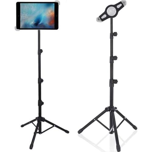 Tripod Tablet Stand Floor Bed Sofa Height Adjustable Arm Rotation for iPhone iPad 10.2 Air 9.7 Mini iPad Pro 11 10.1 10.5 inch