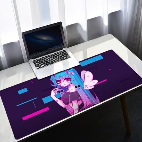 Lock Edge Gaming Mouse Mat Moneko Laptop Accessories Gamer Desk Mats Xxl Pad On The Table Pc Anime Mouse Pad Kawaii Mousepad