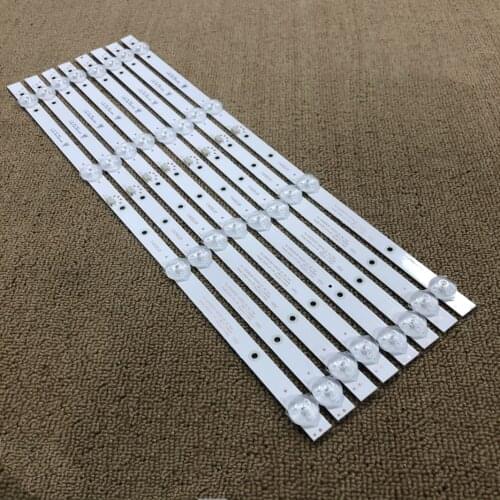 LED Backlight Lamp strip LED17E405 HBH-L1 light bar HL-03430A30-0202S-01 E493461 U430L18 4X7 4led 8pcs/set