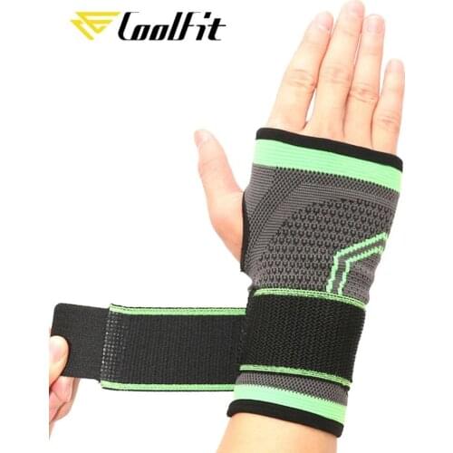 CoolFit SUPPORT 1PCS High quality Sport Protective Gear Boxing hand wraps support+Weightlifting Bandage Wristband Support