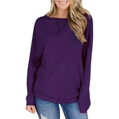 Women Lightweight T Shirt Long Sleeve Loose Solid Color Casual Streetwear Fit Tunics Tees T-shirt Tops