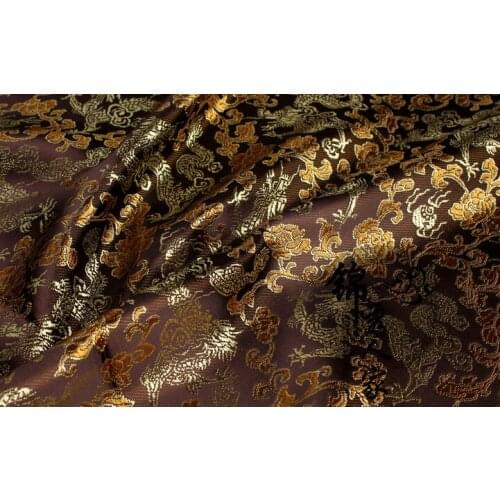 02 DIY Garment Sewing Supplies & Fabrics Brocade Fabric Ancient Hansuit, Edge-wrapped Decorative Cheongsam