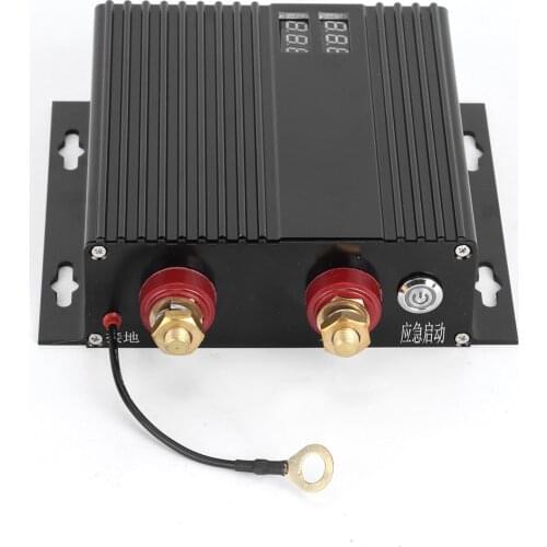 12V-24V 250A Automotive Car Dual Batteries Isolator Black Power Battery Protector with LED Indicator for Car RV Accessories