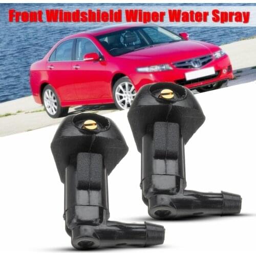 2Pcs Car Windshield Wiper Water Spray Jet Washer Nozzle For Honda /Accord 2003 2004 2005 2006 2007