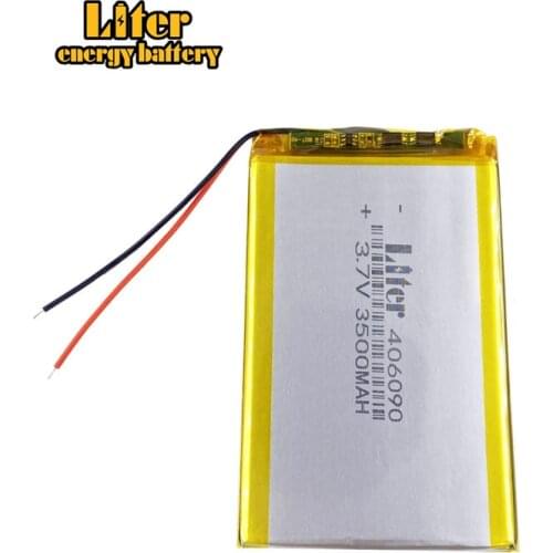 3.8V 3.7V 3500mAh [406090] Polymer lithium ion / Li-ion battery ( cell) for tablet pc,POWER BANK,cell phone