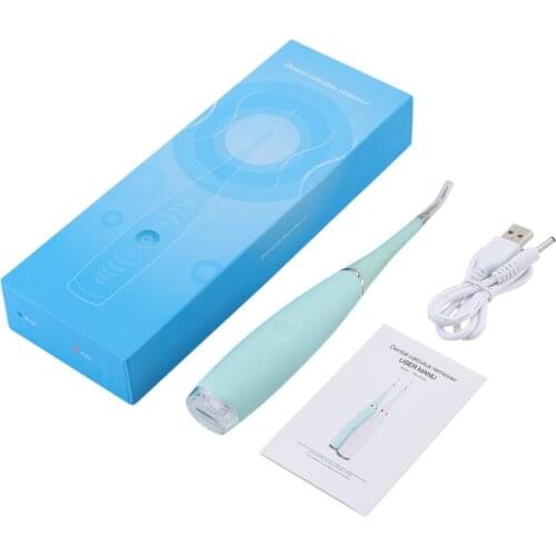 English Box Pack Electric Sonic Dental Scaler Tooth Calculus Remover Tooth Stains Tartar Tool Dentist Teeth whitening Toothbrush