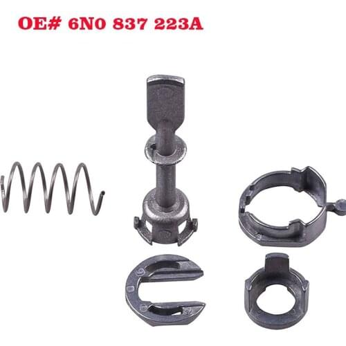 Car Iron Door Lock Cylinder Repair Kit For VW POLO 6N1 6N2 1997-2002 Front Left or Right OE# 6N0 837 223A 5 Pcs/1set