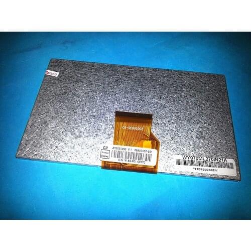 Original New 7-inch TFT LCD Screen 5mm 800(RGB)*480 for INNOLUX AT070TN90 V.1 TFT LCD display Screen panel Free Shipping