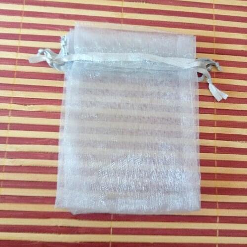 300pcs gray organza gift bags 11x16cm party bags for women event wed Drawstring bag Jewelry Display Bag Pouch diy accessories