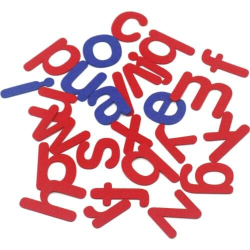 Montessori Movable Alphabet Preschool Spelling Learning Materials Educational Lower Case Letters Learning Toys For Kids L0664H