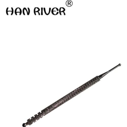 HANRIVER 2018 Silver without spring out den pen ears stick massage pure copper lift ear probe needle detection