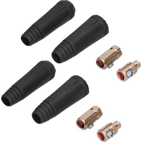 Welding Quick Coupler Connector Socket Plug Fittings for 10-25mm Cable DKJ10-25 Welding Connector