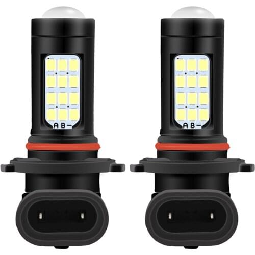 2PCS H8 H11 LED HB3 9005 HB4 9006 H7 H4 PSX24W 2504 5202 H16 PSX26W LED Fog Light Bulbs Lamp 1800LM 6000K White 3000K DC12-24V