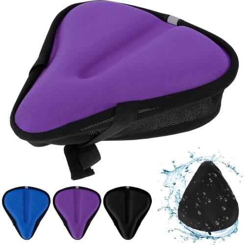 Ultra Soft Silicone Gel Pad Cushion Cover Bicycle Saddle Seat MTB Mountain Bike Cycling Thickened Extra Comfort