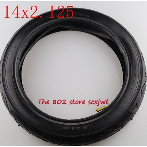Lightning Delivery 14 X 2.125 inner and outer tire 14*2.125 tube tyre air tyre fits Many Gas Electric Scooters and e-Bike