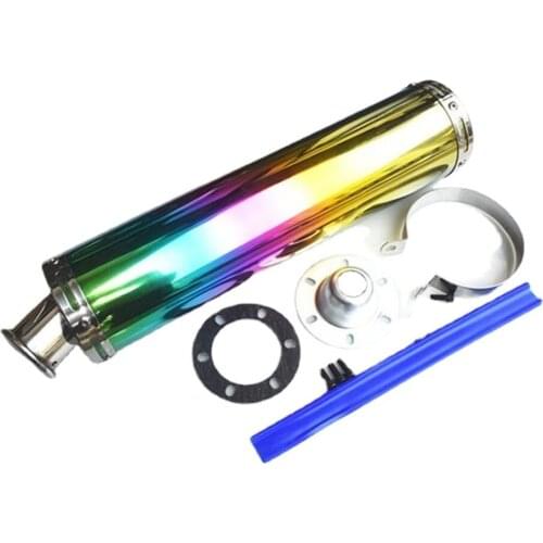 For Sword for Suzuki Yamaha motorcycle exhaust pipe modified exhaust muffler exhaust chimney straight round mouth 125/150