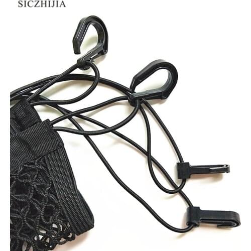 Car rear seat storage mesh bag car styling pocket storage grid for SEAT Ibiza Leon Toledo Arosa Alhambra Exeo FR Supercopa Mii