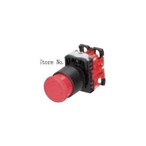 [ZOB] AR22V4R small mushroom head fuji Fuji Japan imported industrial emergency stop button switch AR22V7R key type --10pcs/lot