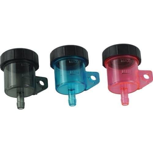 1 PCS Motorcycle Rear Brake Master Cylinder Tank Oil Cup Fluid Bottle Reservoir Universal for Yamaha Honda Suzuki Kawasaki