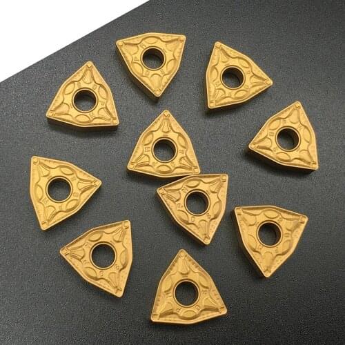 10pcs WNMG080408 PM 4025 CNC Lathe Cutter Tools Carbide Inserts External Turning Tool WNMG 080408 High Quality Blade For Steel
